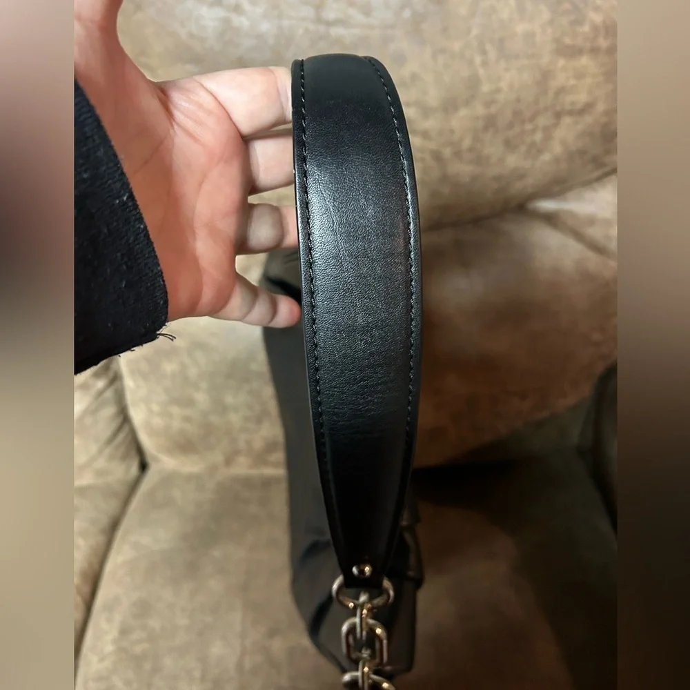 Coach Kristin Black Leather Shoulder Bag - Picture 4 of 11